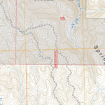 Long Dry Canyon, NV-CA FSTopo Preview 3