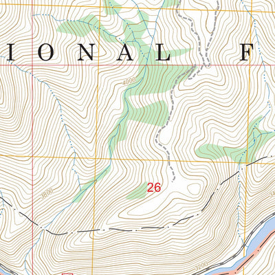 Long Tom Mountain, ID FSTopo Preview 2