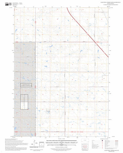 Lone Well Creek East, SD FSTopo Preview 1