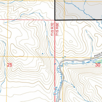 Long Tom Reservoir, ID FSTopo Preview 2