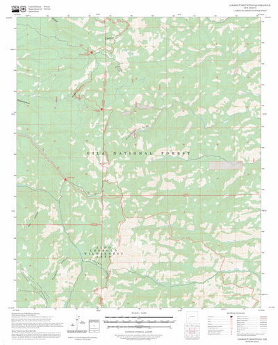 Lookout Mountain, NM FSTopo Preview 1