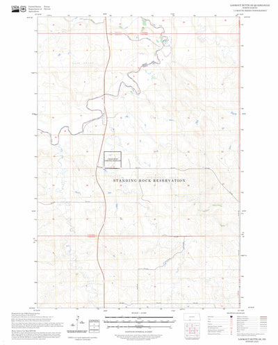 Lookout Butte SE, ND FSTopo Preview 1