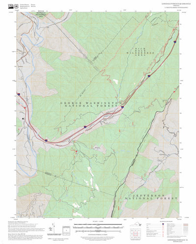 Longdale Furnace, VA FSTopo Preview 1