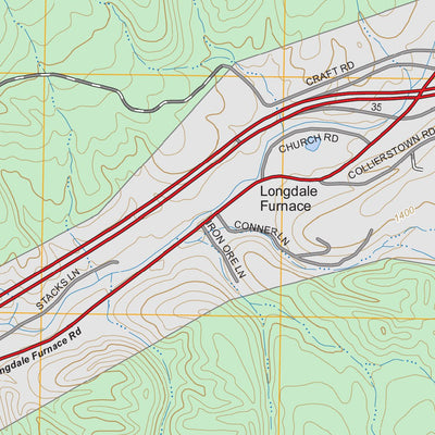Longdale Furnace, VA FSTopo Preview 2
