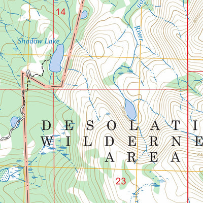Loon Lake, CA FSTopo Preview 3