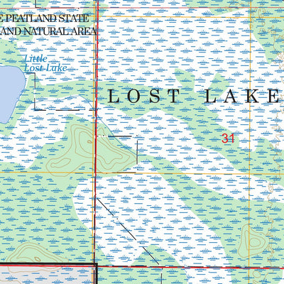 Lost Lake, MN FSTopo Preview 2