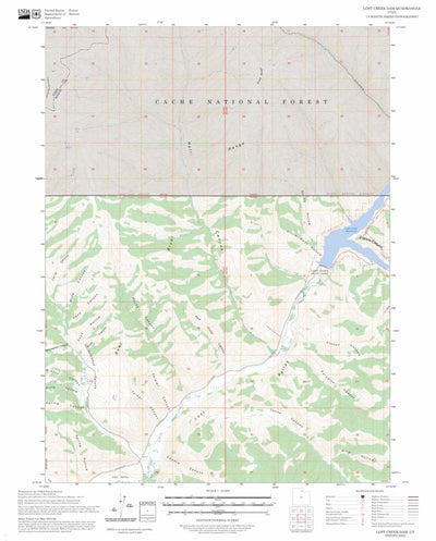 Lost Creek Dam, UT FSTopo Preview 1