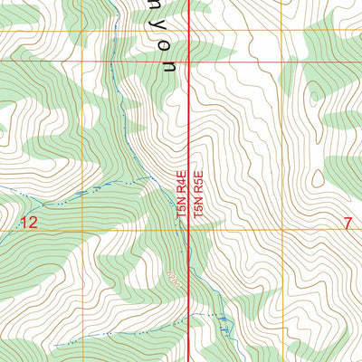Lost Creek Dam, UT FSTopo Preview 2