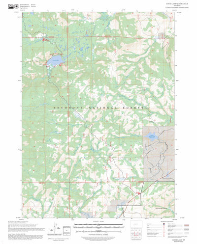 Louis Lake, WY FSTopo Preview 1