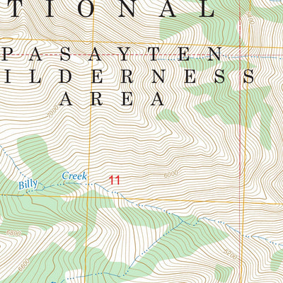 Lost Peak, WA FSTopo Preview 2