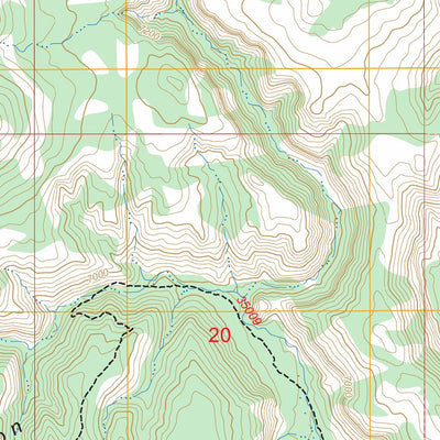 Lower Bowns Reservoir, UT FSTopo Preview 3