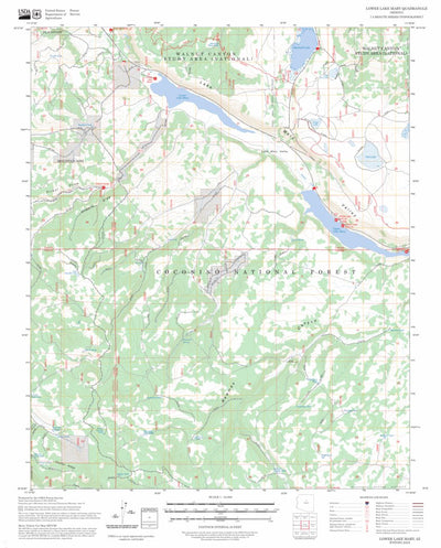 Lower Lake Mary, AZ FSTopo Preview 1