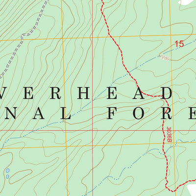 Lower Miner Lakes, MT FSTopo Preview 2