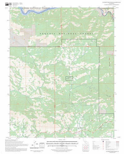 Luckett Mountain, CA FSTopo Preview 1
