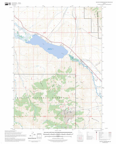 Mackay Reservoir, ID FSTopo Preview 1