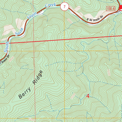 Lyons, CO FSTopo Preview 3