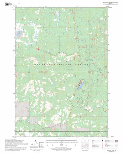 Magone Lake, OR FSTopo Preview 1