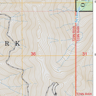 Maiden Peak, WA FSTopo Preview 3