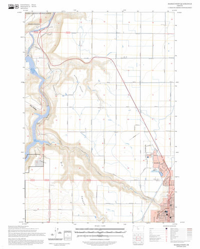 Madras West, OR FSTopo Preview 1