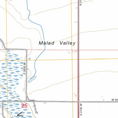 Malad City West, ID FSTopo Preview 2
