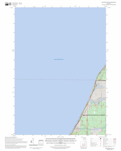 Manistee NW, MI FSTopo Preview 1