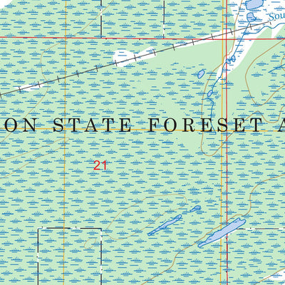 Manistique West, MI FSTopo Preview 2