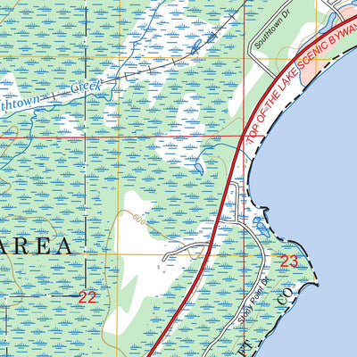 Manistique West, MI FSTopo Preview 3