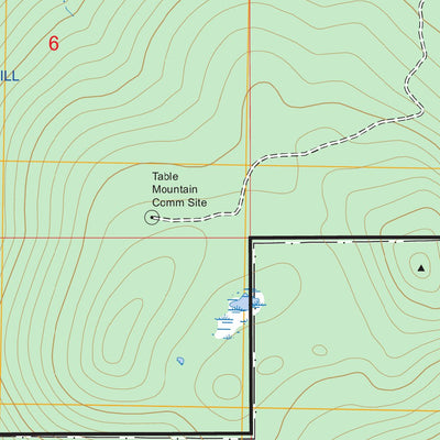 Manzanita Lake, CA FSTopo Preview 2