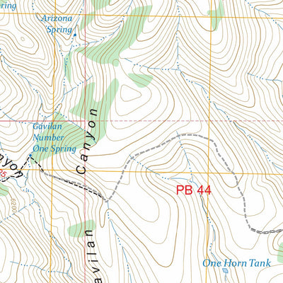 Maple Peak, AZ-NM FSTopo Preview 2