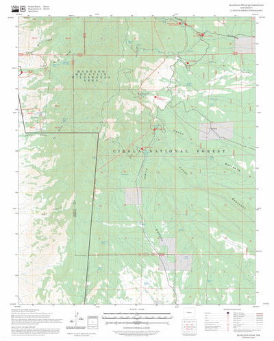 Manzano Peak, NM FSTopo Preview 1