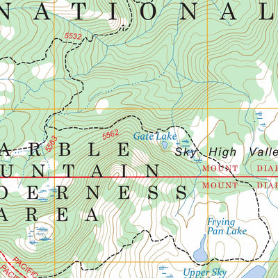 Marble Mountain, CA FSTopo Preview 2