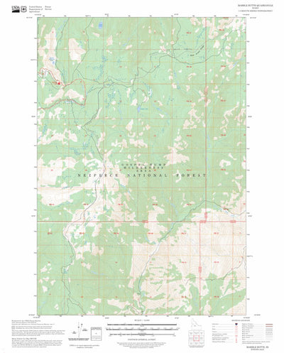 Marble Butte, ID FSTopo Preview 1