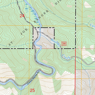 Marble Mountain, ID FSTopo Preview 3