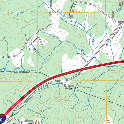 Marion East, NC FSTopo Preview 2