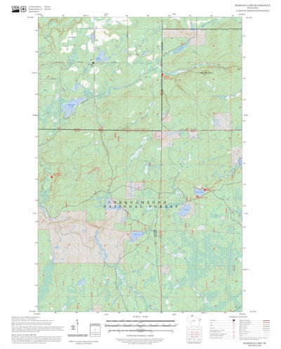 Marengo Lake, WI FSTopo Preview 1