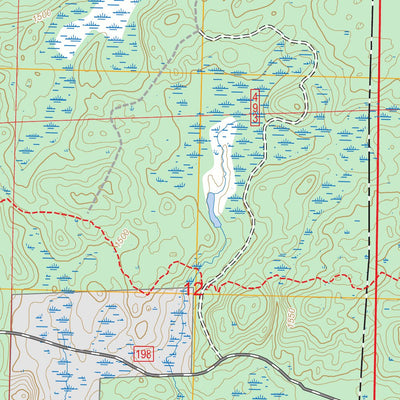 Marengo Lake, WI FSTopo Preview 2