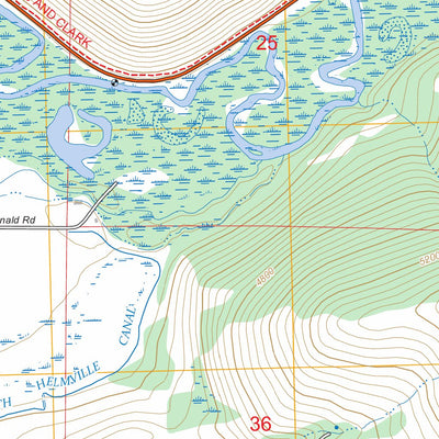Marcum Mountain, MT FSTopo Preview 2