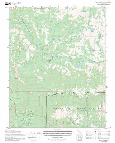 Mariposa Grove, CA FSTopo Preview 1