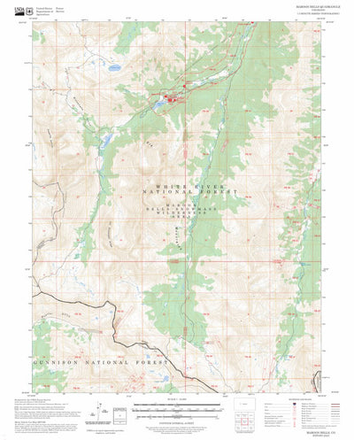 Maroon Bells, CO FSTopo Preview 1