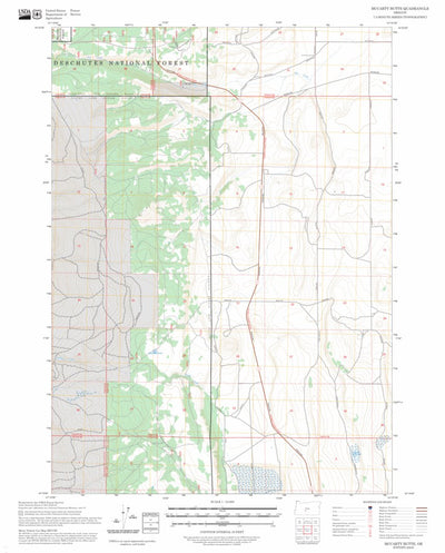 McCarty Butte, OR FSTopo Preview 1