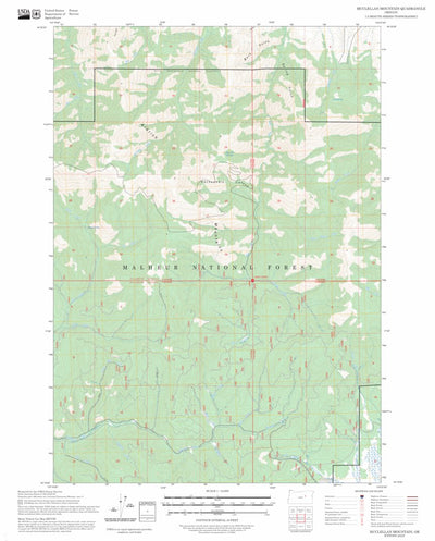 McClellan Mountain, OR FSTopo Preview 1