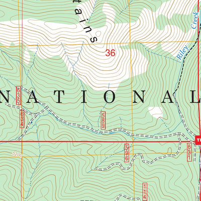 McClellan Mountain, OR FSTopo Preview 2