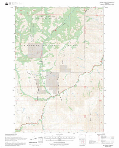 McLain Gulch, OR FSTopo Preview 1