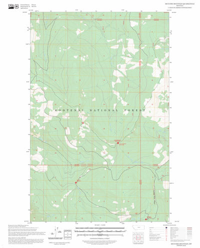 McGuire Mountain, MT FSTopo Preview 1