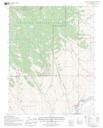 McIntosh Mountain, CO FSTopo Preview 1