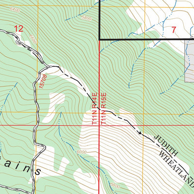 Mead Creek, MT FSTopo Preview 3