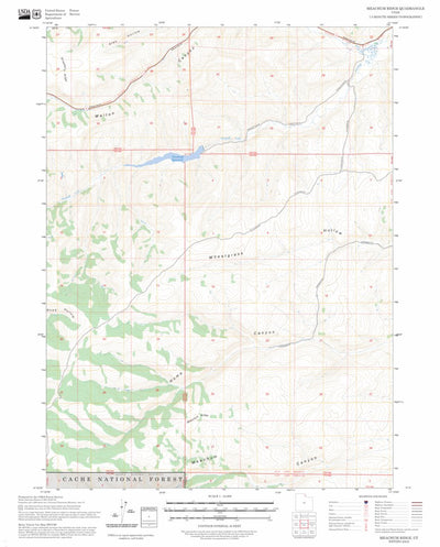 Meachum Ridge, UT FSTopo Preview 1