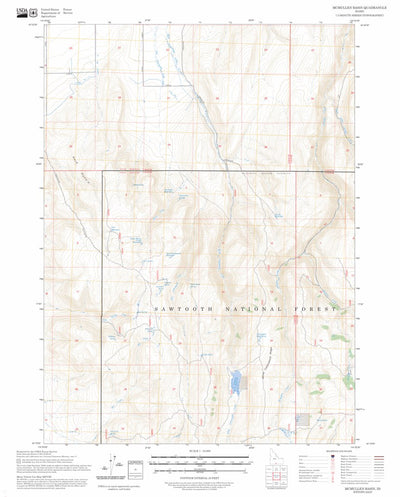 McMullen Basin, ID FSTopo Preview 1