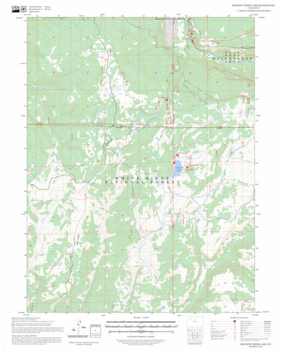Meadow Creek Lake, CO FSTopo Preview 1