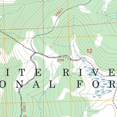 Meadow Creek Lake, CO FSTopo Preview 2